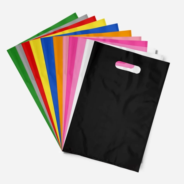 Sacola Boca de Palhaço Reciclada – Alça Vazada - 35x45cm - 47pçs